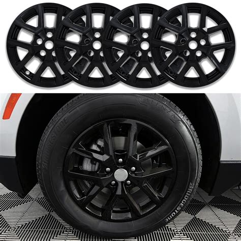 For 2022 2024 Chevy Equinox LT LS Wheel Black Clip On Skin Rim Covers