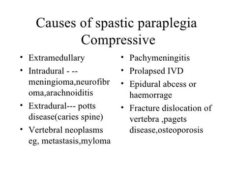 Causes Of Paraplegia By Dr Bashir Ahmed Dar Associate Professor Of Me