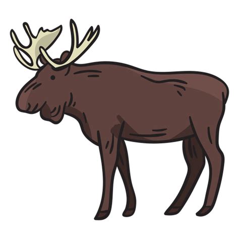 Moose Deer Illustration Png And Svg Design For T Shirts