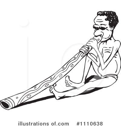 Didgeridoo Clipart #1110638 - Illustration by Dennis Holmes Designs