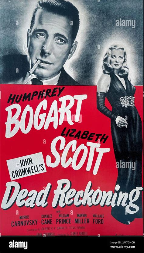 DEAD RECKONING 1947 Columbia Pictures film with Lizabeth Scott and Humphrey Bogart Stock Photo ...