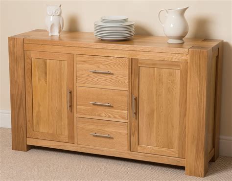 Kuba Solid Oak Large Sideboard | Oak Furniture King