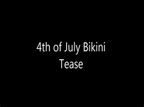 BBW Th Of July Bikini Tease Jackie Synn Clips Sale