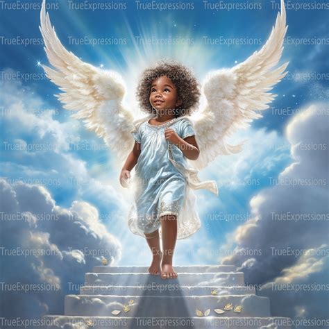 African American Angels In Heaven