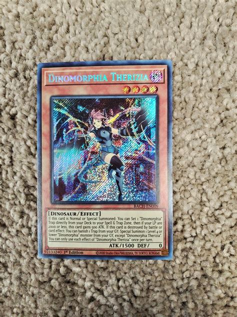 Yu Gi Oh Tcg Dinomorphia Therizia Battle Of Chaos Bach En St