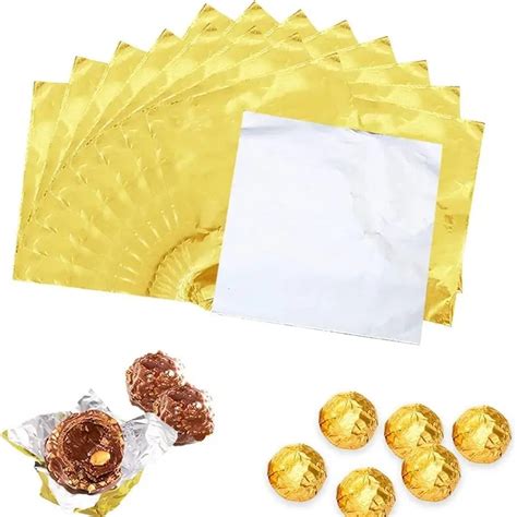 Wax Coated Aluminum Foil For Chocolate Wrapping Paper Aluminum Foil