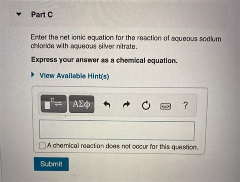 Solved Part A Suppose That Aqueous Solutions Of Barium Chegg