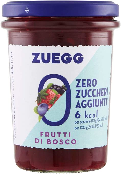 Zuegg Confettura Frutti Di Bosco Zero Zuccheri 220g Amazon It