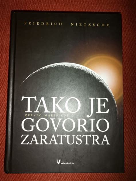 Tako Je Govorio Zaratustra Friedrich Nietzsche