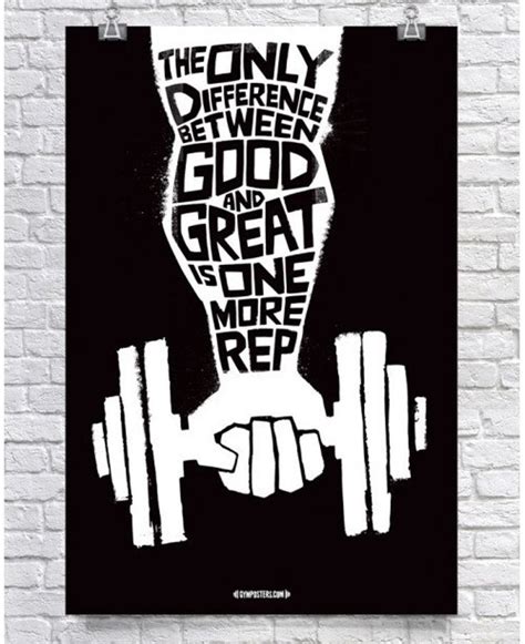 Gym Poster Fitness Poster Weightlifting Bodybuilding Etsy En 2021