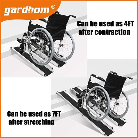 Gardhom 1pair 7ft Adjustable Wheelchair Ramp 84 L X India Ubuy