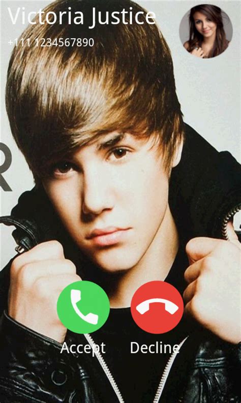 Justin Bieber Phone Call