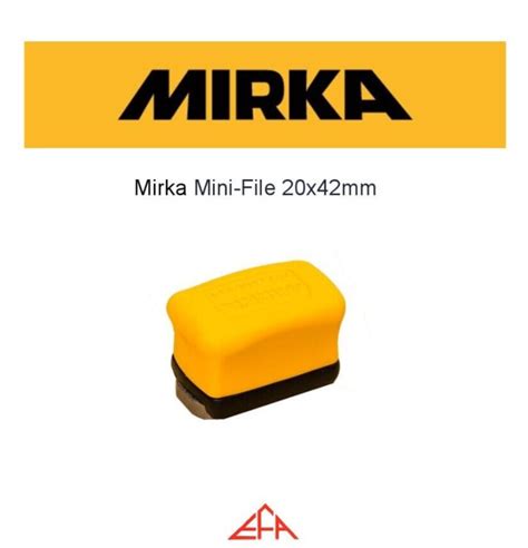 Mirka Mini-File 20 x 42mm Fine/Coarse - 7871100111 Denibbing Tool | eBay