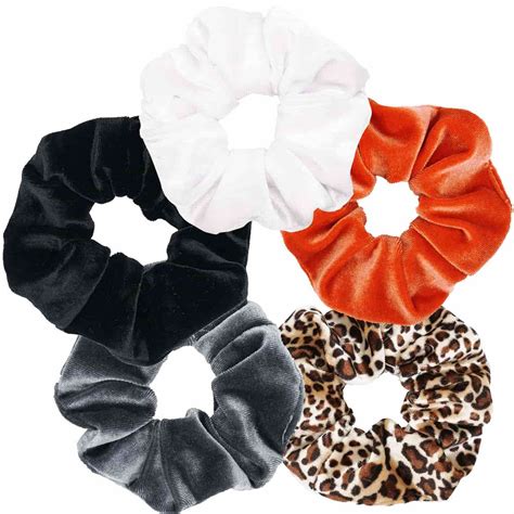 Set de colets para el pelo scrunchies de colores en oferta p