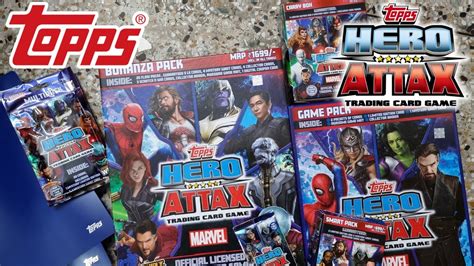 Topps Marvel Hero Attax Trading Card All New Packs Review