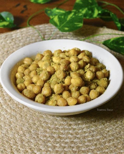 Chatpata Roasted Kabuli Chana Chickpeas Diwali Special Snacks Recipe