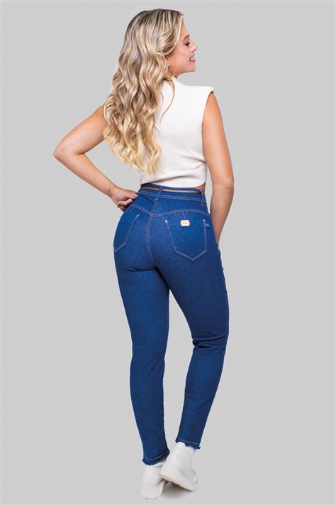 Cal A Jeans Cigarrete Hot Pants Empina Bumbum Gera O Moderna