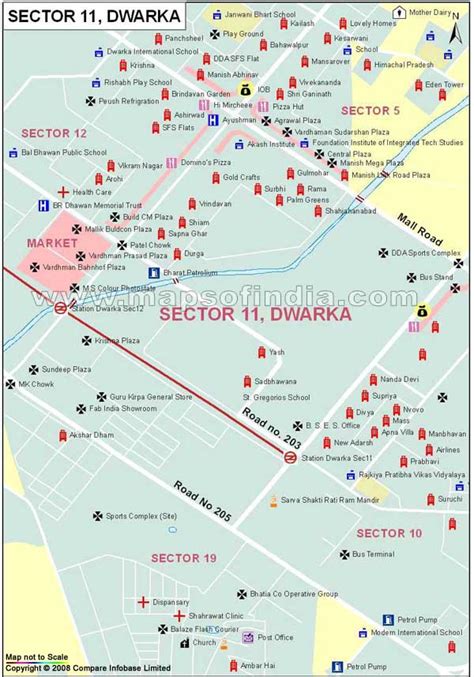 Sector 11 Dwarka Map