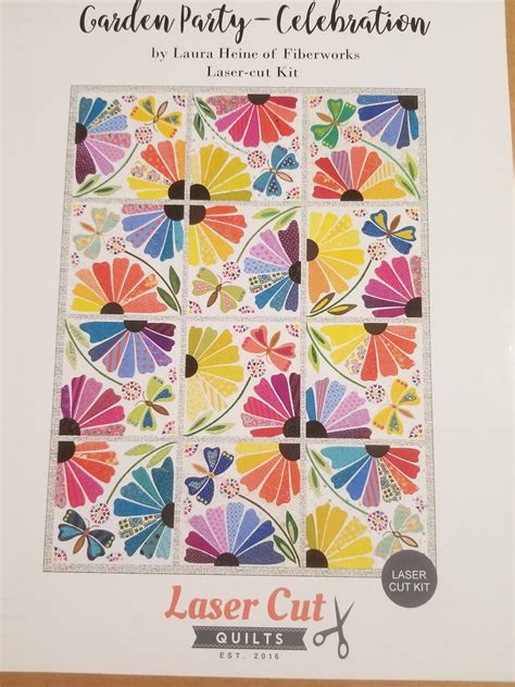 Laser Cut Garden Party Quilt Kit - Etsy