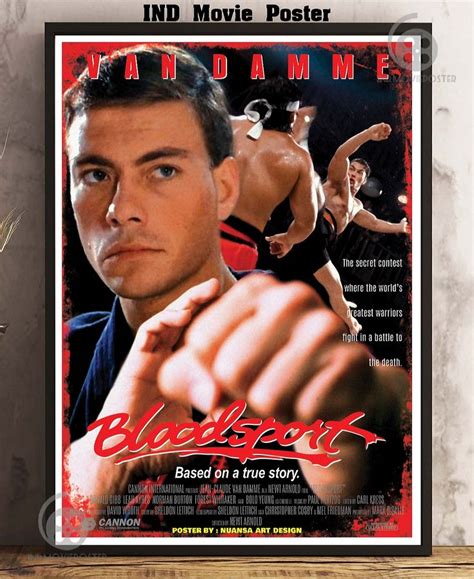 Bloodsport Movie Poster - Action Film Art