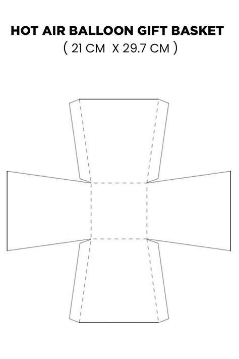 Hot Air Balloon Gift Basket Diy Paper Craft Gift Ideas