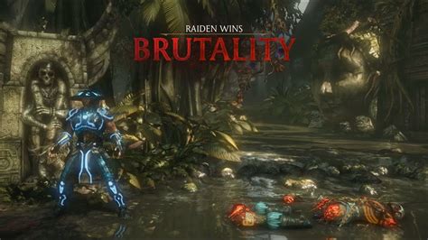 Mortal Kombat X Raiden Power Outage Brutality Youtube