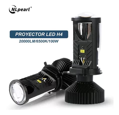 Focos Led H4 Lupa Mini Proyectores Illume Premium Alta Baja Meses Sin