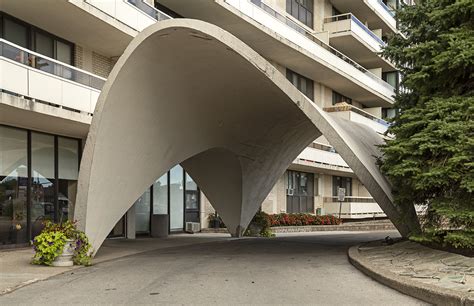 20200902. Now that’s a serious modern canopy – thin smooth concrete ...