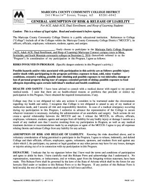 Fillable Online Maricopa Revised Student Contract Doc Maricopa Fax