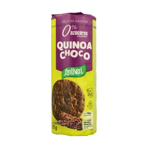 Comprar Galletas Digestive Quinoa Choco 0 Azúcares Añadidos 175 g