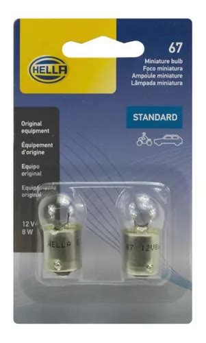 Set X Focos Hal Geno Hella Oem Bulbos Standard V W Meses Sin