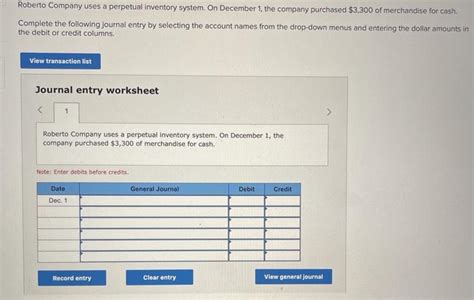 Solved Roberto Company Uses A Perpetual Inventory System On Chegg