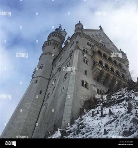 Neuschwanstein castle snow hi-res stock photography and images - Alamy