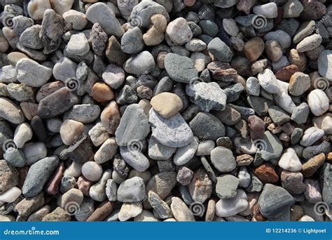 Round Pebble Stones Stock Photo Image Of Natural Grey