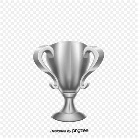 Silver Trophy PNG Transparent, Silver Trophy, Cup, Silver, Vector PNG ...