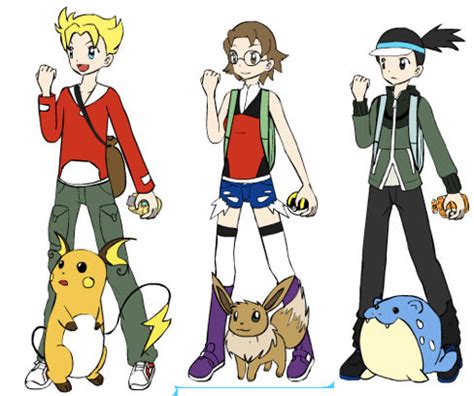 Pokemon People by Lunarstream on DeviantArt