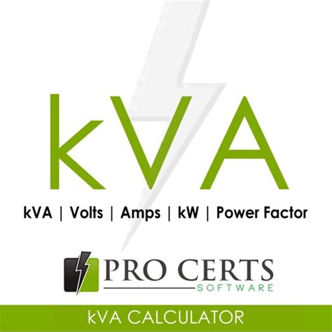 kVA Calculator for PC - Windows 7,8,10,11 