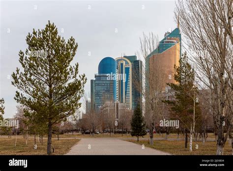 Nur Sultan, Kazakhstan, 11.11.21. Skyline of Nur Sultan (Astana ...