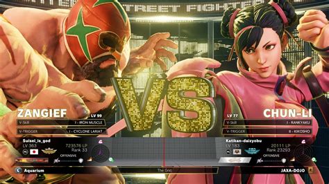 Sfv Champion Edition Asase Zangief Vs Katikan Chun Li Online