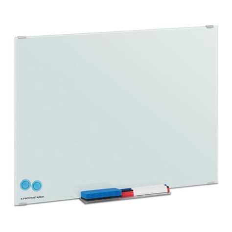 Tableau Blanc Magnétique Mural Effaçable Ardoise 60 x 45 cm Aimants