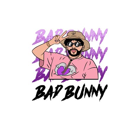 Bad Bunny Bad Bunny Svg Yo Perreo Sola Svg Bad Bunny Logo Inspire