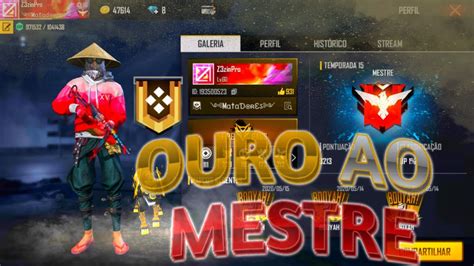 Do Ouro Ao Mestre Temporada Free Fire Highliths Youtube