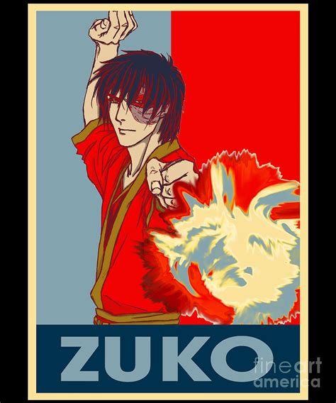 Avatar The Last Airbender Retro Art Zuko Drawing By Anime Art Fine