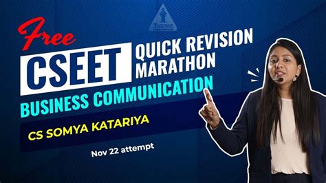 Cseet Business Communication Marathon Nov Revision Lecture Cs