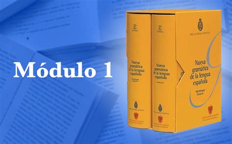 La Nueva Gram Tica De La Lengua Espa Ola Modulo Morfolog A