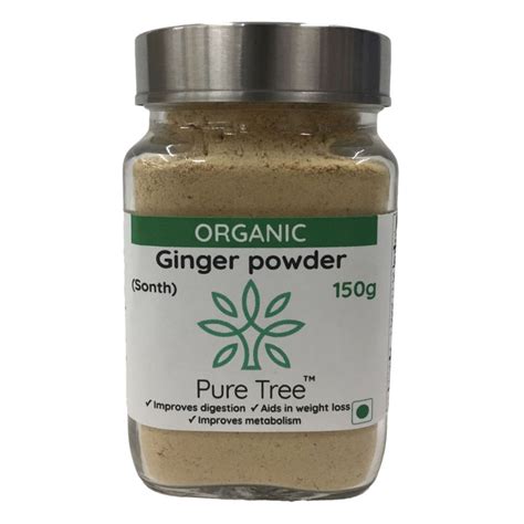 Certified Organic Dry Ginger Powder Sonth Pure Tree Foods Puretree Foods