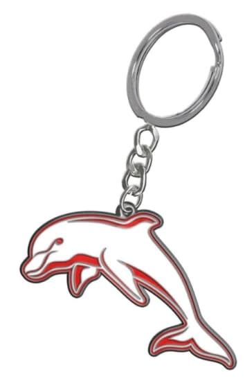 Redcliffe Dolphins NRL Enamel Logo Keyring | SavvySupporter