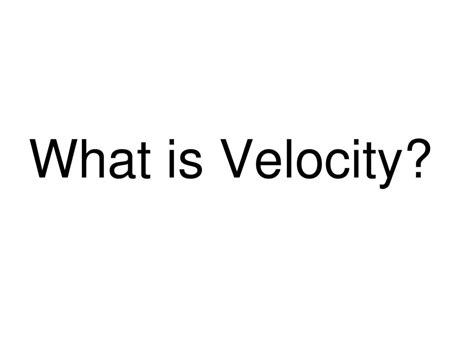 Speed and Velocity Examples - ppt download