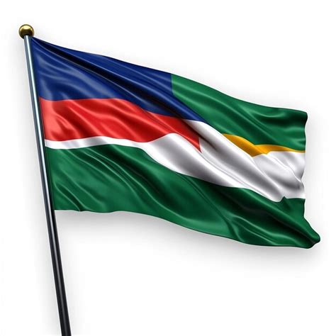 Waving Seychelles Flag Premium AI Generated Image