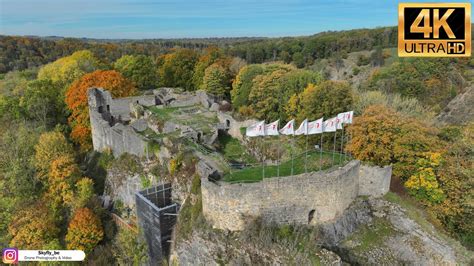 Castle Of Logne Logne Belgium Drone Footage Ultra Hd K Youtube